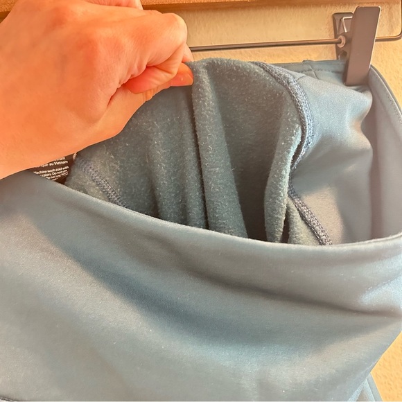 Spyder Active Tech Core Fleece Lined Leggings Womens Size Medium Green High Rise - Picture 7 of 8